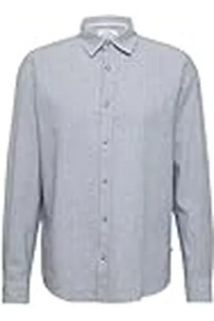 QS by s.Oliver Regular fit: Gestreept overhemd met kentkraag, , XL