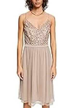 ESPRIT Collection Tule jurk met pailletten, , M