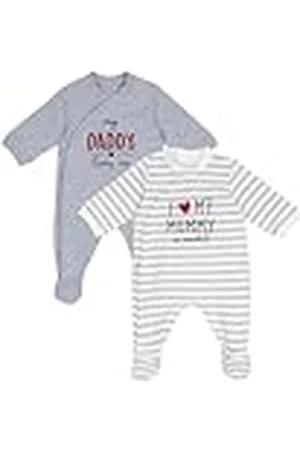 chicco Set van 2 rompers voor pasgeborenen, , 3 Maanden
