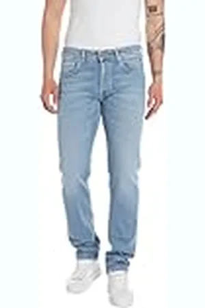 Replay Grover Original Collection Slim Straight Leg Jeans voor heren, , 28W x 30L