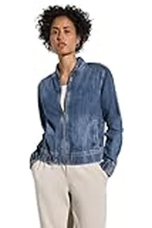 Street one Dames A212599 Jeans Blouson, Soft Indigo Washed, 42, , 42