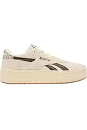Reebok Court Advance Surge Sneakers voor dames, Chalk/Chalk/UNEARTHED Brown, 38,5 EU, , 38.5 EU