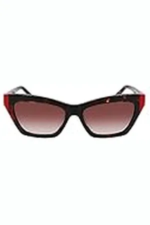 DKNY Dames DK547S zonnebril, donker schildpad/rood, één maat, , one size