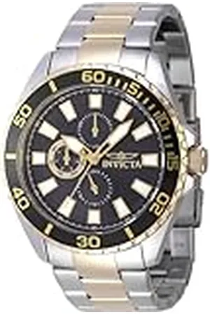 Invicta Pro Diver 47557 Heren Horloge - Waterdicht - Analoog - Quartz Uurwerk - Roestvrij Staal met grijze Wijzerplaat - 46mm