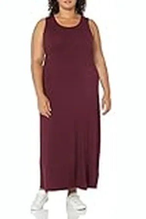 Amazon Tankjurk voor dames, bordeauxrood, L