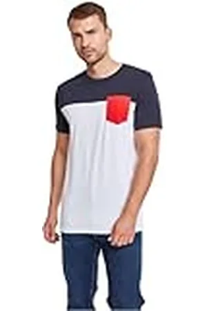 Urban classics Herenshirt met, , L