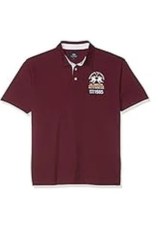 La Martina Heren Man Polo S/S Piquet Stretch Poloshirt