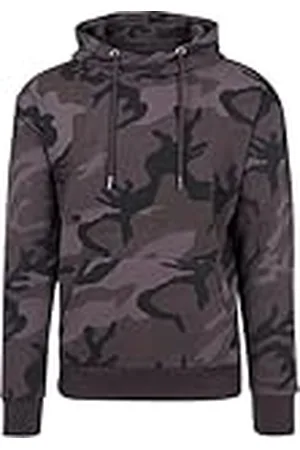 Urban classics Heren High Neck Camo Hoody Hoodie Hoodie, , S