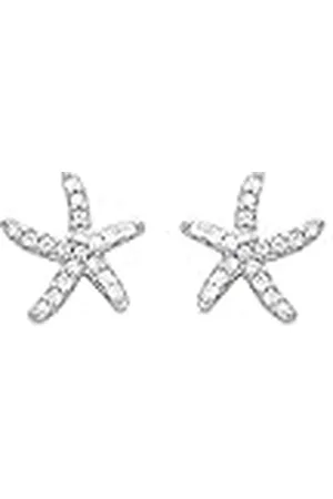 Luxenter Oorbellen met glanzende zirkoniasteen, gerhodineerd, emuh, Pequeños, Metaal, Zirkonia