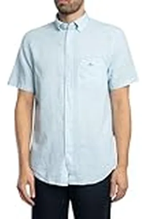 GANT REG COTTON LINEN SS SHIRT, , 4XL
