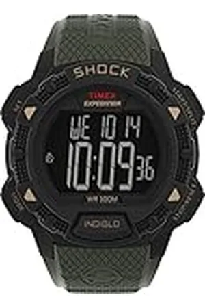Timex Expedition Shock Cat 43mm polshorloge van kunsthars TW4B23400, , riem