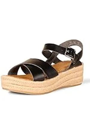 Amazon 2-delige platte Espadrille sandaal, dames Espadrille wig sandaal, ,7 UK