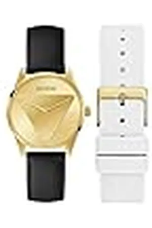 Guess Analoog dameshorloge kwarts met roestvrijstalen armband GW0642L1, , Strepen