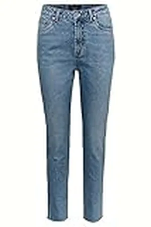 VERO MODA Dames Jeans Vmbrenda Hr Straight A Cut Gu384 Ga Noos, ,30W / 34L