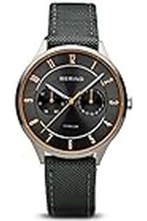 Bering Herenhorloge quartz uurwerk - Titanium collectie met titanium en saffierglas 11539-879
