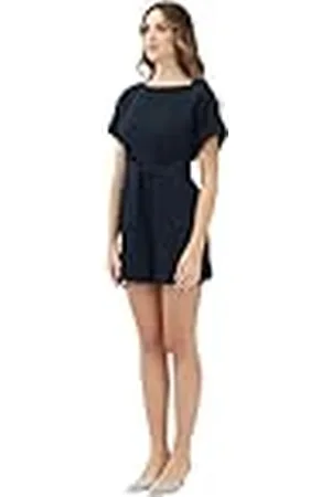 Armani Exchange Dames Blue Edition, duurzaam, lint riem met logopatch, jumpsuit, , 6, , 42