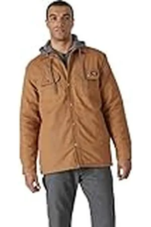 Dickies Heren Fleece Hooded Duck Shirt Jack Relaxed Jacket, , M