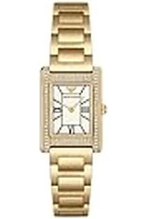 Emporio Armani Analoog kwartshorloge voor dames, met roestvrij stalen armband AR11659
