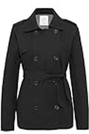 QS by s.Oliver Trenchcoat – casual korte trench met ceintuur voor eenvoudige styling, , M