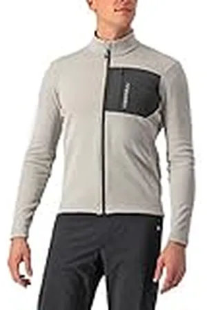 Castelli Unltd Trail Jersey Sweatshirt voor heren, Grijs/Donkergrijs Travertijn, XS