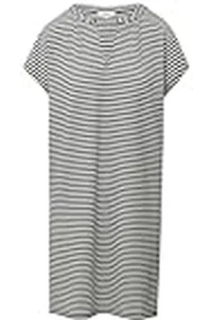 QS by s.Oliver Gestreepte korte jurk van jacquard in relaxed fit, , 38