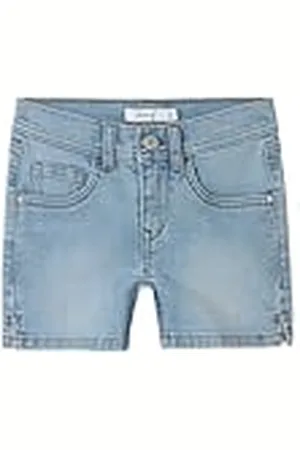 NAME IT Meisjes Nkfsalli Slim DNM Shorts 3398-Ic Tb, , 116