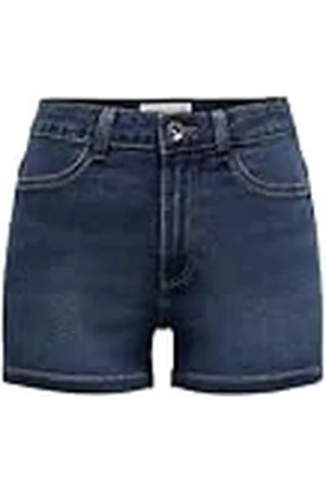 JDY Dames tulga Hw Db DNM Noos Shorts, , M