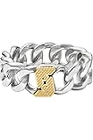 Emporio Armani EGS318504011 Meerkleurige roestvrijstalen ring voor heren, Roestvrij staal, Geen edelsteen