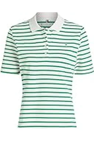 Tommy Hilfiger Dames 1985 REG PIQUE POLO SS WW0WW43224, Wit, XS, , XS