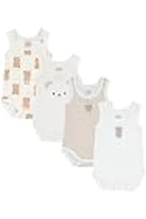 chicco Set van 4 bodys S/M, , 9 maanden (set van 4) uniseks, , 9 Maanden