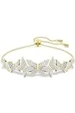 Swarovski Idyllia Lilia armband, vlinder, , goudkleurig vergulde, M