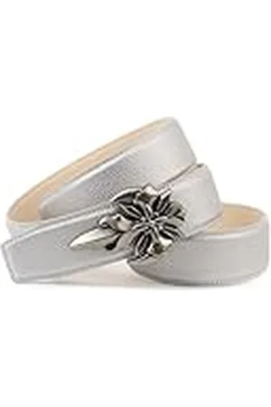 Anthoni Crown Leren damesriem met ondervoering 1SGTS, , 80, , 80