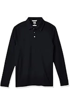 Cutter & Buck Mens Big Tall 35+upf, Long Sleeve Advantage Polo Shirt, Liberty Navy, 3X US