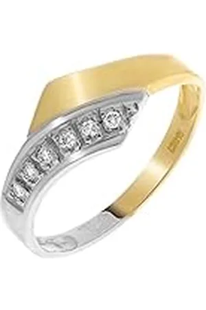 ORPHELIA Damen 18 k (750) Bicolor Rundschliff Diamant