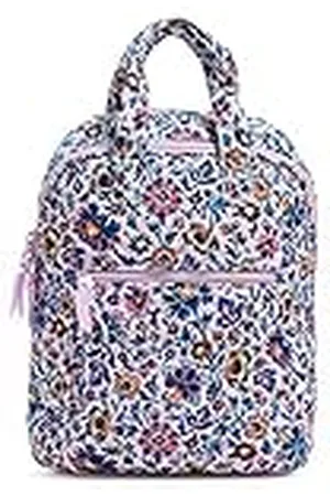 Vera Bradley Dames katoenen minitotepack rugzak boekentas, Cloud Vine - Gerecycled Katoen, One Size