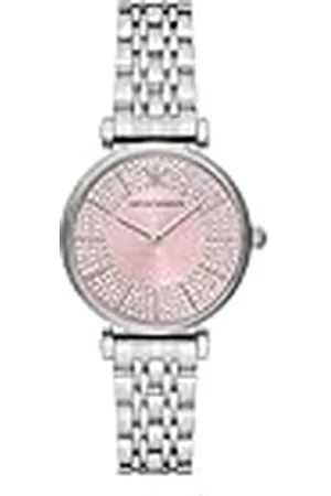 Emporio Armani Analoog kwartshorloge voor dames met roestvrij stalen armband AR11686