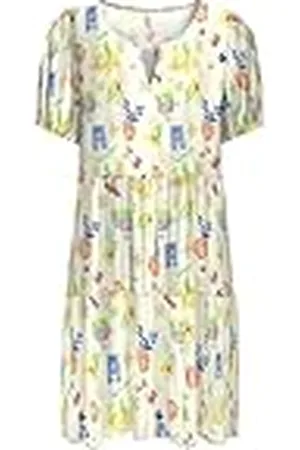 ONLY Dames Onlnova Life Vis Thea Kh Dress AOP, , XS