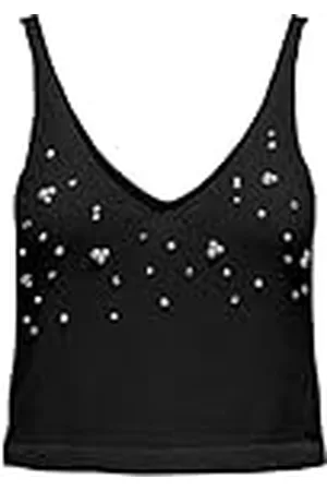 ONLY Onlcolette Life Sl Bling Top KNT, , XL
