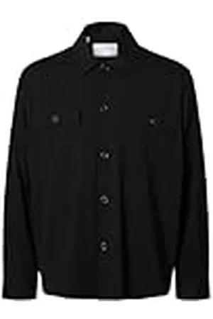 SELECTED Slhreg Lorent Bi-Stretch Overshirt Noos, , XL