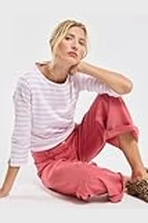 Armor.lux Armor Lux Rustieke katoenen bootkraag met 3/4 mouwen voor dames, , M