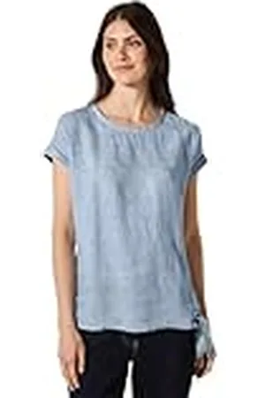 CECIL Linen_Chambray Knot Blouse XS, , XS