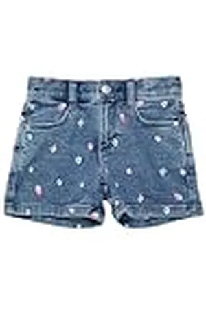 QS by s.Oliver Jeansshorts/Super High Rise/Wide Leg/All-Over-borduurwerk 116/REG, , 116