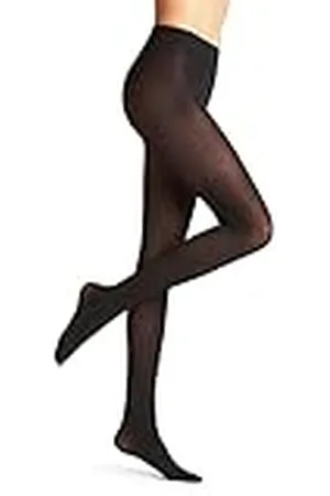 Falke Pure Matt panty voor dames, 50 DEN, semi-ondoorzichtig, mat, scheurvast, drukvrije comfortband, fijne panty versterkte teen, fijne naad, fijn, zacht, duurzaam materiaal, 1 stuk, zwart (black