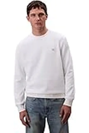 Calvin Klein Jeans Heren 400GSM TRRY BDG CRWN LV04RC273G sweatshirts, , XXL, , XXL