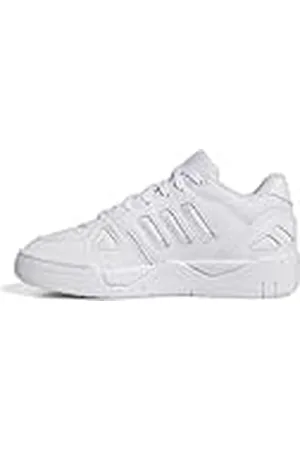adidas Unisex Midcity Lage Schoenen Basketbal voor kinderen, Wolk Wit Wolk Wit Grijs One, 38 EU
