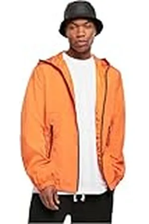 Urban classics Herenjas nylon Crepe windbreaker overgangsjas voor mannen, van licht crêpe-materiaal in 2 kleuren, S - XXL, , XL