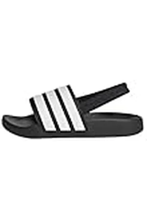 adidas Uniseks-Kind ADILETTE ESTRAP SLIDES CHILDREN, Core Black/Cloud White/Core Black, 32 EU