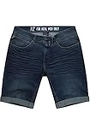 JP 1880 Heren grote maten grote maten Menswear L-8XL Lichtgewicht Jeans bermuda, Regular Fit, 5-Pocket, tot maat 72 814664, , 46W / 34L