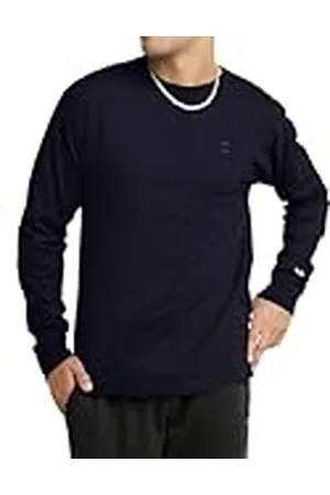 Champion Heren T-shirt, klassiek grafisch T-shirt met lange mouwen en lange mouwen (Reg. Or Big & Tall), , S