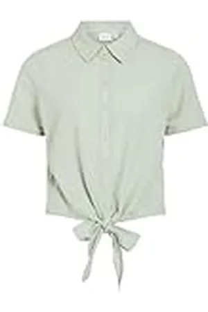 VILA Viprisilla S/S Knoop Shirt/1, , 36